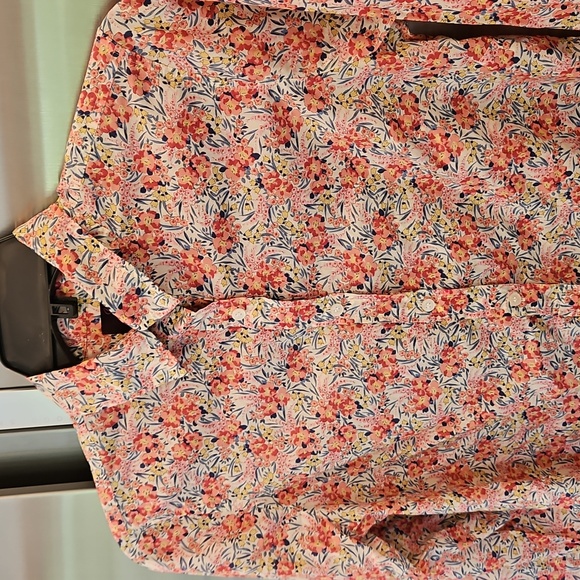 💕J.CREW💕 Classic Popover Shirt Tunic ~ Liberty Swirling Petals Small - Picture 7 of 13